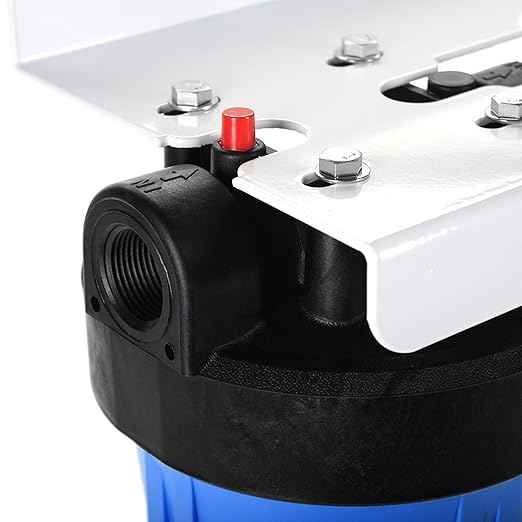 Whole House Filtration System 20" Dual Stage Commercial Grade Sediment Chlorine Taste Odor VOCs 1" Port