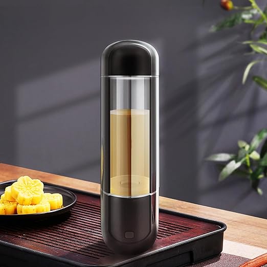 EKUL Hydrogen-Rich Water Cup, Portable Dual-use, Wireless Charging, Base Separation, LCD Display, regulating Water weak Alkaline, Applicable to Pure Water, Rapid Electrolysis Water.
