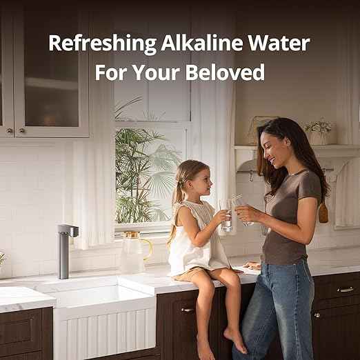 VIOMI Master M1 1000 GPD Reverse Osmosis Alkaline Mineralization pH+ Water Filter, Lead & PFAS Reduction, Under Sink Tankless RO System, NSF/ANSI 42 & 58 & 372, Smart Faucet & App Monitor, BPA Free