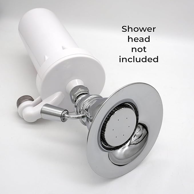 Shower Filter & Water Softener - Crisp White (Crisp White)