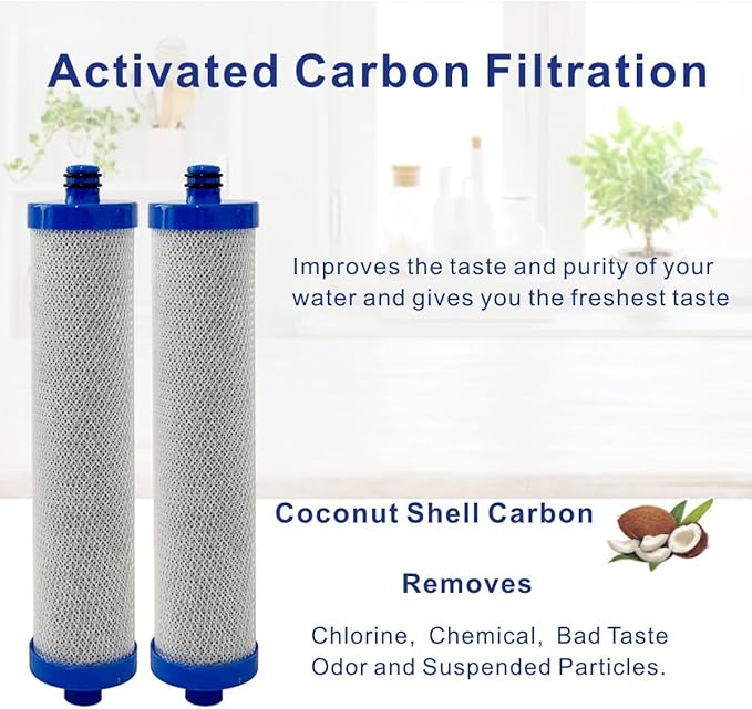 Reverse Osmosis Replacement Filter Kits Compatible with Whirlpool WHER 12 & 18 and Eco Water ERO-350 RO System