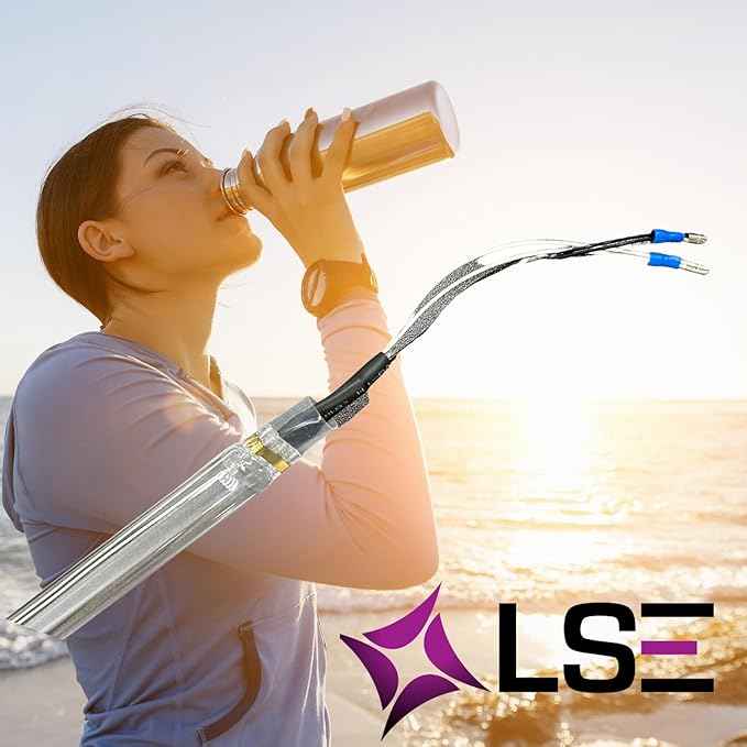 LSE Lighting A20200 UV Lamp | 200W Replacement Bulb for SL200 System | 47" (1120mm) Quartz Glass | High Output 254nm Ultraviolet Lamp | Designed in USA