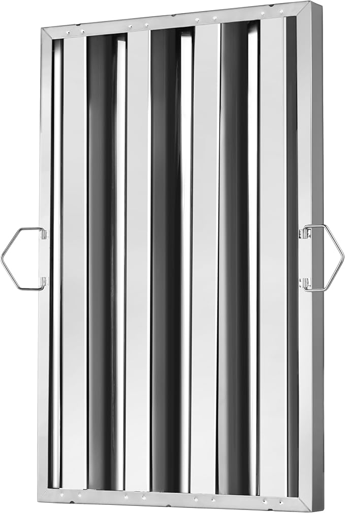 New Star Foodservice 54330 Stainless Steel Hood Filter, 16" W x 25" H - AquaVibe