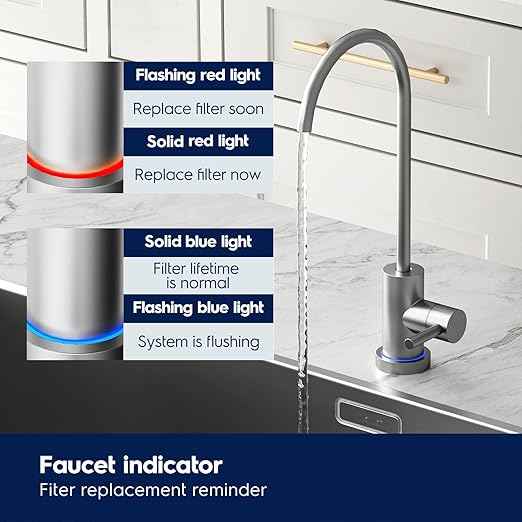 Electrolux Eco Compact Tankless Reverse Osmosis Water Filter, 600GPD, 9-Stage RO Water Filtration System, 3:1 Pure to Drain, Reduces TDS & Fluoride, BPA Free, Mini Size