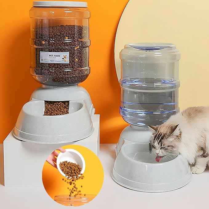 Dog Water Bowl Dispenser,3 Gallon/ 11L Pet Water Dispenser Station for Large Dogs and Cats,Gravity Automatic Feeder,Large Size Dog Drinking Fountain
