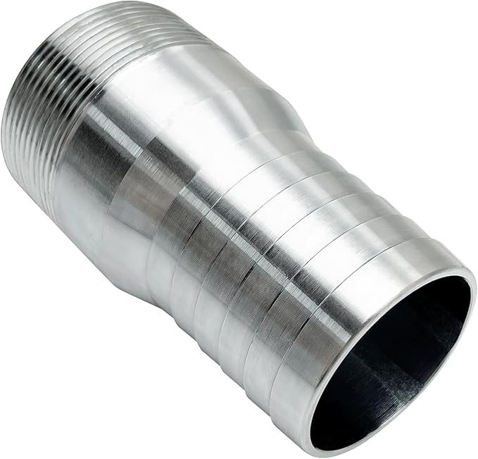 SAFBY Combination Hose Connector Set for Pump, Plated Steel (1.5 inch)
