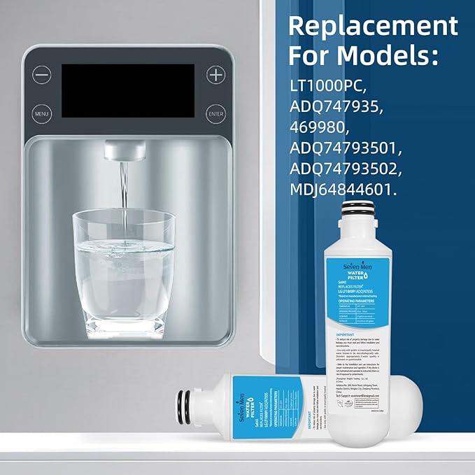 Adq747935 Water Filter for L&G Lt1000p/pc, LfxS26973s, LmxS28626s, LmwS27626s, LfxS28596s, Adq74793501, 3Pack