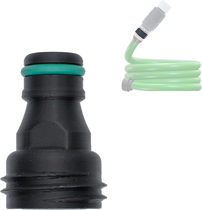 Water Filter Hose Adapter for SAWYER SP2129 SP128 SP129, Garden Hose Quick Connect to Bucket, RV, Camping Water Container, Durable 3D Printed Connector with O-Ring Seal