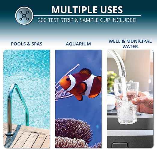 WeAQUA DoubleCheck Water Hardness Test Kit 200 Strips with Sample Cup - Hard Water Testing Strips (0-25 gpg / 0-425 ppm)