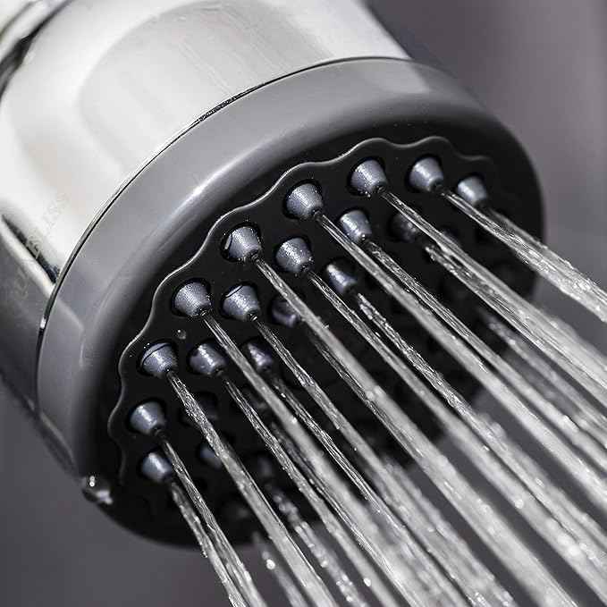 AquaBliss SF400 HD Revitalizing Shower Filter - Latest High Output Filtration + TurboSpa 3 Inch High Pressure Shower Head + AquaBliss SFC400 HD Revitalizing Shower Filter Replacement Cartridge
