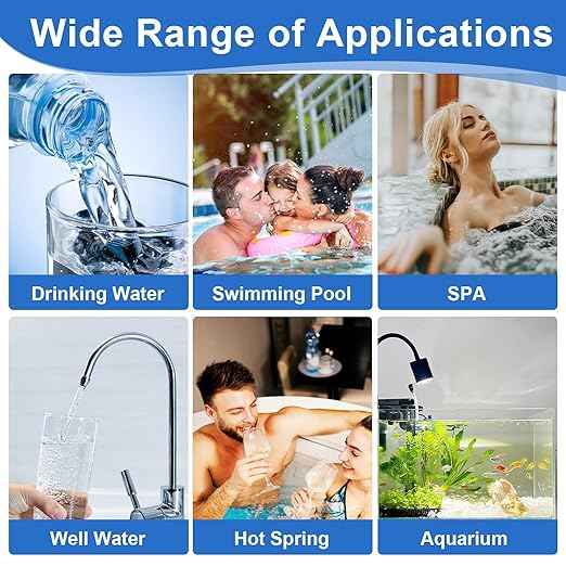 Water Testing Kits for Drinking Water - 150 Strips 24 in 1 Well, Tap and Drinking Water Test Kit, Water Test Strips with Hardness, pH, Lead, Iron, Copper, Chlorine, and More
