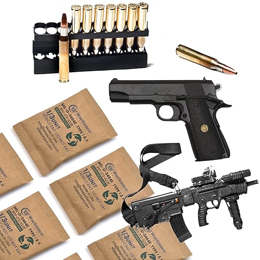 Kraft Clay Desiccants Packs for Safe, 11 Gram 270 Pack Dehumidifier for Gun Safe, Military Grade Moisture Absorbers, Conforms to MIL-D-3464E Type I & II Absorbents