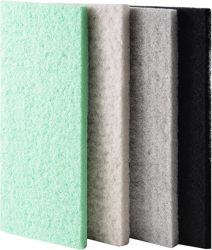 4 Pack Mixed Filter Pads 12.6
