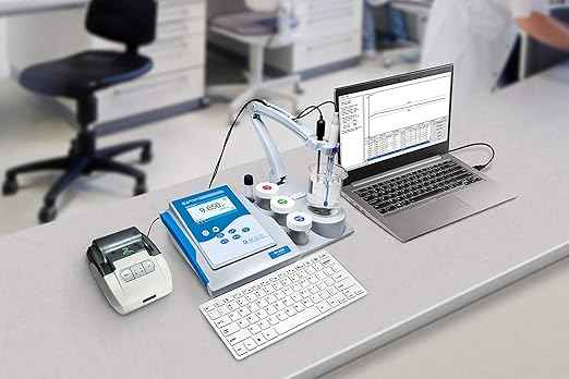 Apera Instruments PH9500 Research-Grade Benchtop pH Meter Kit with Comprehensive GLP Data Management and Data Output to Printer/PC