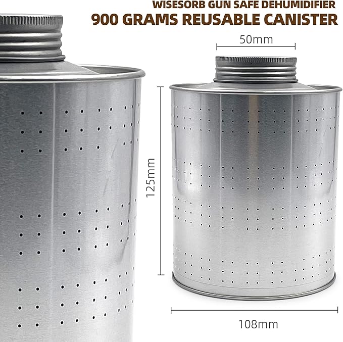 900 Gram 2 Pack Dehumidifiers for Home, Rechargeable Gun Safe Dehumidifier, Gun Safe Accessories 2 LBS Dehumidifier for Basement, Closet, Garage, Safe, Car, Moisture Absorbers Desiccants