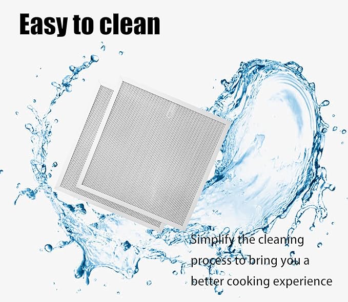 S99010467 99010467 Range Hood Aluminum Mesh Grease Filter Replacement for Broan and Nutone AR1 Series 11-1/2 x 11-1/2 x 3/8 Inches Durable Clean Air Solution[2PCS]