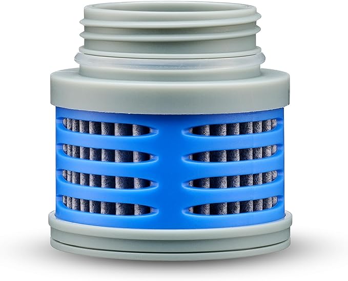 ÖKO H2O Replacement Water Filters for ÖKO Filtration Bottles, Advanced Electro-Adsorption Bottle Filter Cartridge, Portable Water Bottle Replacement Filter, 100 Gallon Capacity