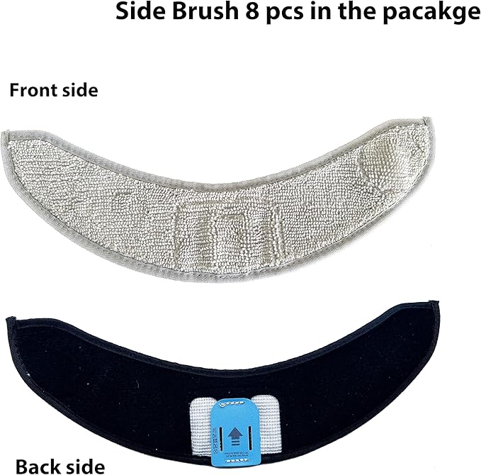 Replacement Parts Accessories Specific for iRobot Roomba Combo 10 Max J9 J7+/Plus Vacuum Cleaners :Microfiber Moping Pad X2 Side Brush X8 Filter X8 Roller Brush X8 - AquaVibe