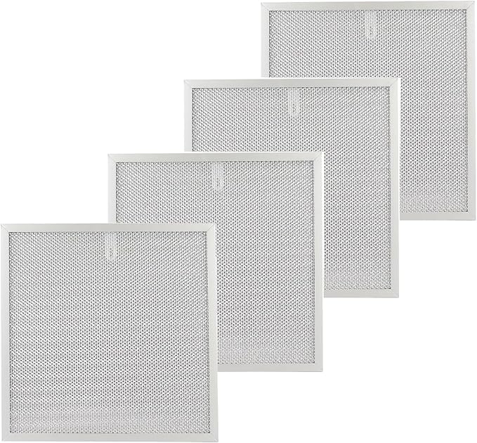 4 Pack S99010467 Range Hood Filter Replacement 5 Layer Aluminum Mesh Hood Grease Filter Fit for Broan Range Hood Filter BXT1 &Nutone AR1 series 99010467