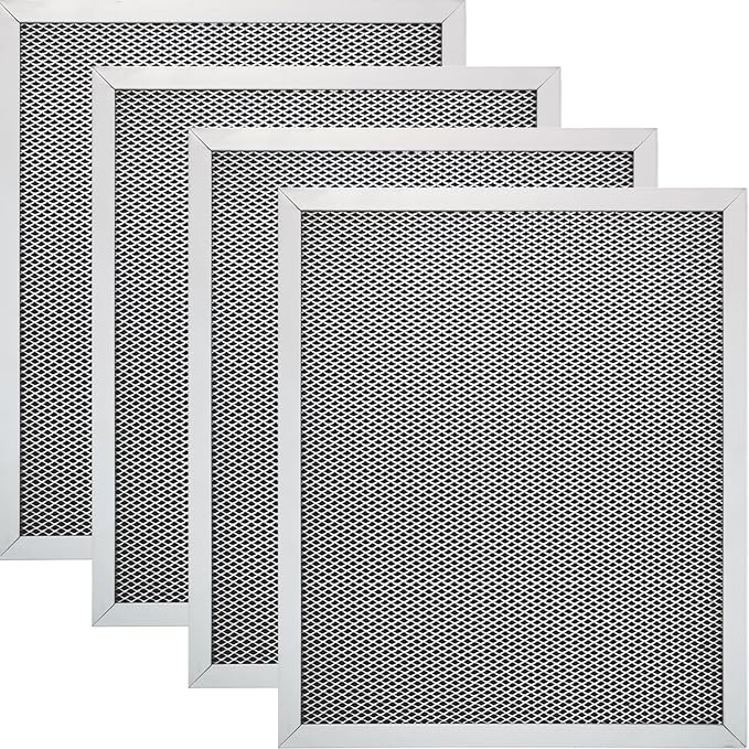 HR Huare Technology 97007696 Charcoal Range Hood Filter, Size 8-3/4 x 10-1/2 Inch, fits Broan,Kenmore,Nutone, Alternative S88152, K7588, S51113711, 41F, 4Pack