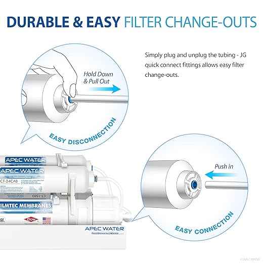 APEC Water Systems RO-CTOP Portable Countertop Reverse Osmosis Water Filter System, Installation-Free, fits Most Standard Faucet