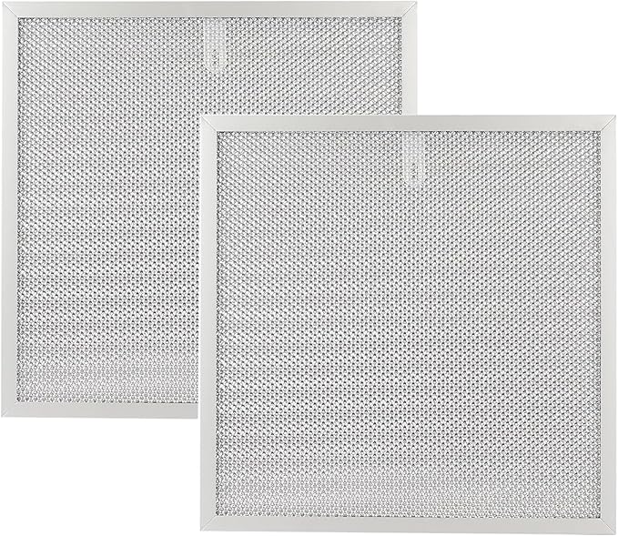 S99010467 99010467 Range hood filter Replacement 5 Layer Aluminum Mesh Hood Grease Filter Fit for Broan Range Hood Filter BXT1 &Nutone AR1 series(2 Pack)
