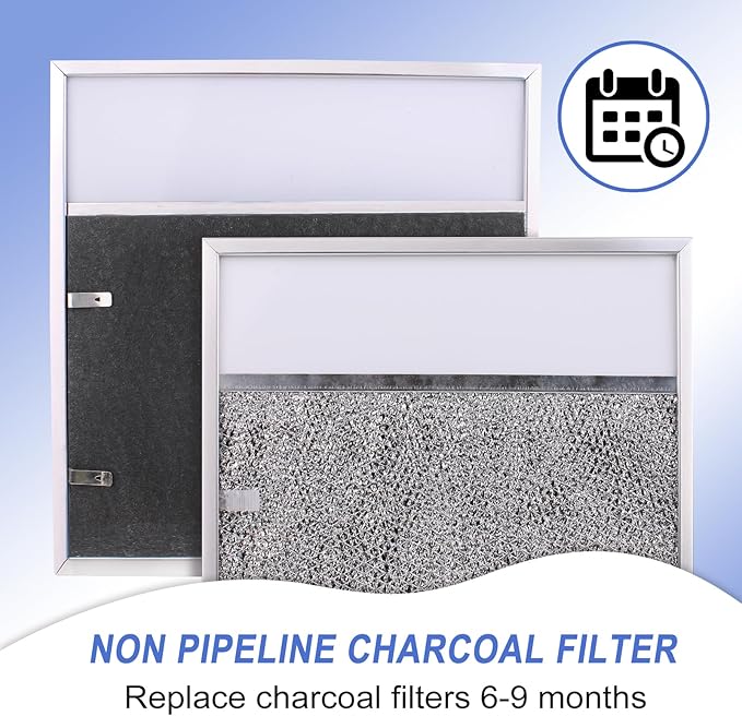 Range hood Filter Aluminum Filter with Light Lens 11-1/2 X 11-3/4 X 3/8 Thickened aluminum frame for Broan R610045, R610050, SR610045, Estate 883093, 883103, 883149, 1017892, 14210156, and more 1 Pcs