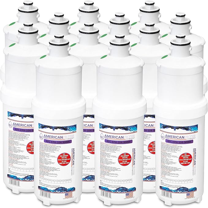 American Filter Company®, water Filters, Model # AFC-EPH-104-9000S, Compatible with 3M(R) Cuno(R) CFS9112-S Filters 12-Filters