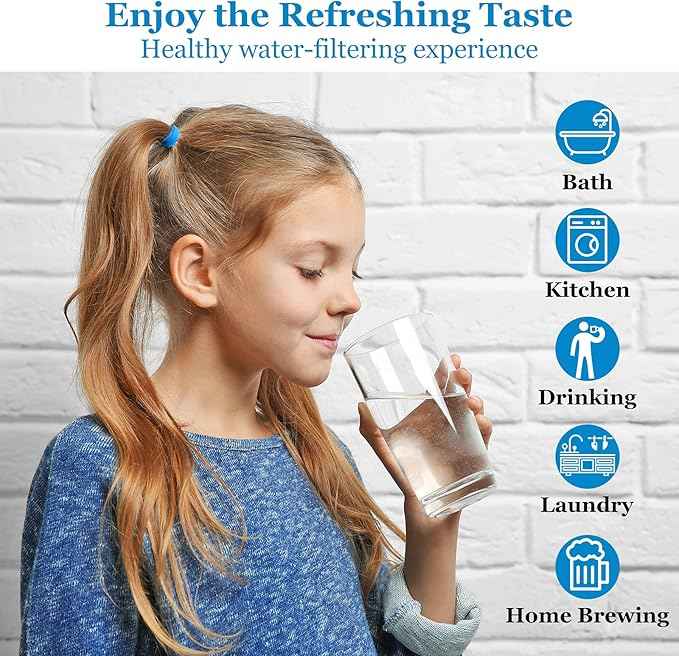 1-5 Stage 50 GPD RO Water Filter Set Replacement Fit for APEC Reverse Osmosis System (1/4" Output)