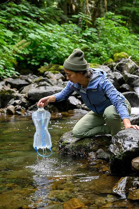 Platypus QuickDraw Ultralight 3 Liter Backpacking Gravity Water Filter System