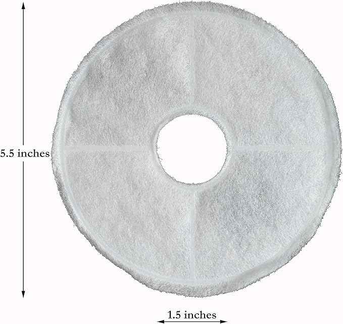 Pack 8 of WECATION Cat Water Fountain Filter for Catit, Catit Fountain, Flower Fountain, Senses 2.0 Fountain