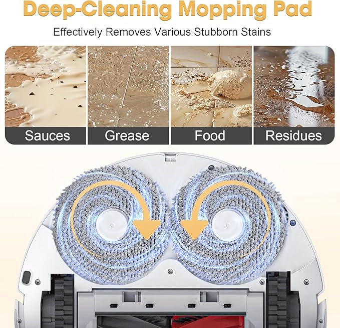 25PCS Qrevo S5V Replacement Accessories Kit Compatible with Roborock Qrevo Curv/Curv S5X/Qrevo Edge/Edge S5A Includes Dual Main Brush, HEPA Filters, Mop Pads, Side Brushes, Dust Bag and Tools - AquaVibe
