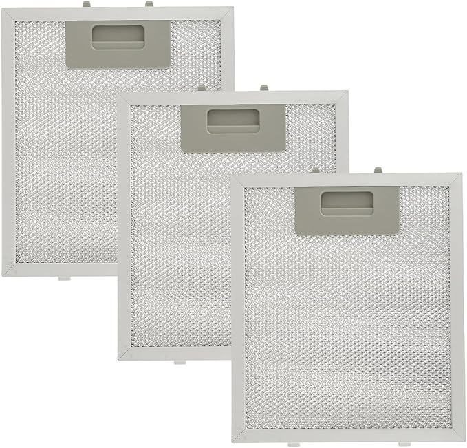 W10915369 Range Hood Filter replacement 5 Layer Aluminum Mesh Hood Grease Filter Fit for Whirlp Kitchen Exhaust Fan Jenn Air Kitchen Aid(3 Pack) - AquaVibe