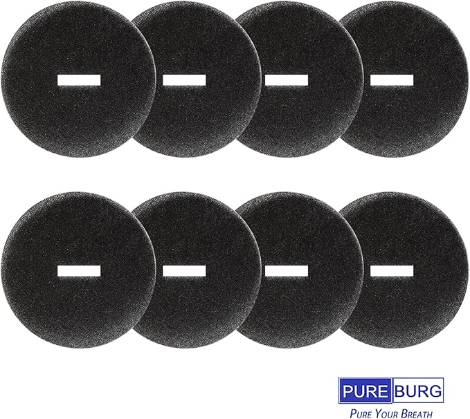 PUREBURG GP-1-F Replacement Filter Compatible with B-Air Grizzly Dryer GP-1,8-Pack Washable Pet-hair Dryer Deodorization Filter Air Clean Dust