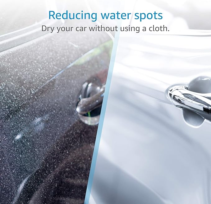 AQUA CREST Inline Water Filter, Dedicated for Car Washing, Yard Cleaning, Reduce Hard Water Spots, Soften Water, Upgraded Formula with 1 Flexible Hose Protector