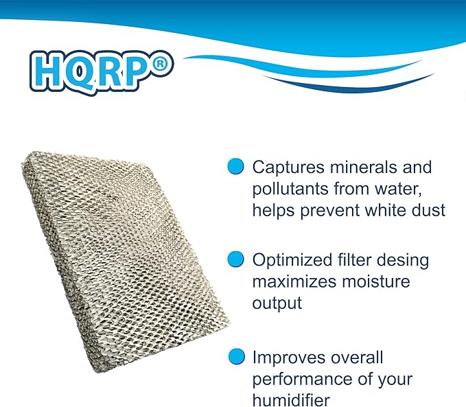 HQRP 24-pack Water Filter Replacement for Bryant P110-3545 fits HUMBBLBP, HUMBALBP, HUMBBLFP, HUMBALFP, HUMCRLBP, HUMCRLFP series Humidifiers