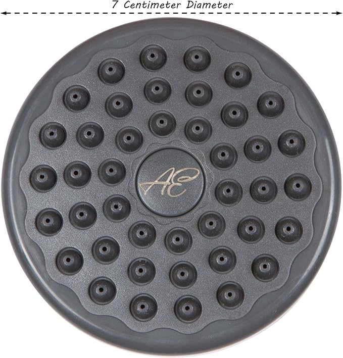 Aqua Elegante 3 Inch High Pressure Shower Head - Best Pressure Boosting, Wall Mount, Bathroom Showerhead For Low Flow Showers, 2.5 GPM - Chrome - AquaVibe