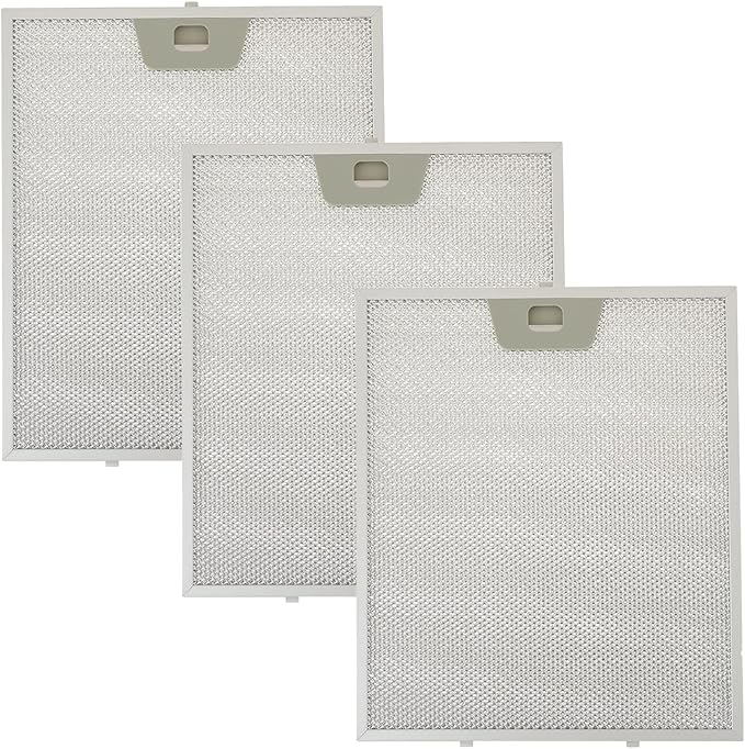 WB02X24871 Range Hood Grease Filter Replacement 5 Layer Aluminum Mesh Hood Grease Filter Fit for GE JVW5361SJSS JVW5361EJ1ES JVW5361EJES(3Pack)