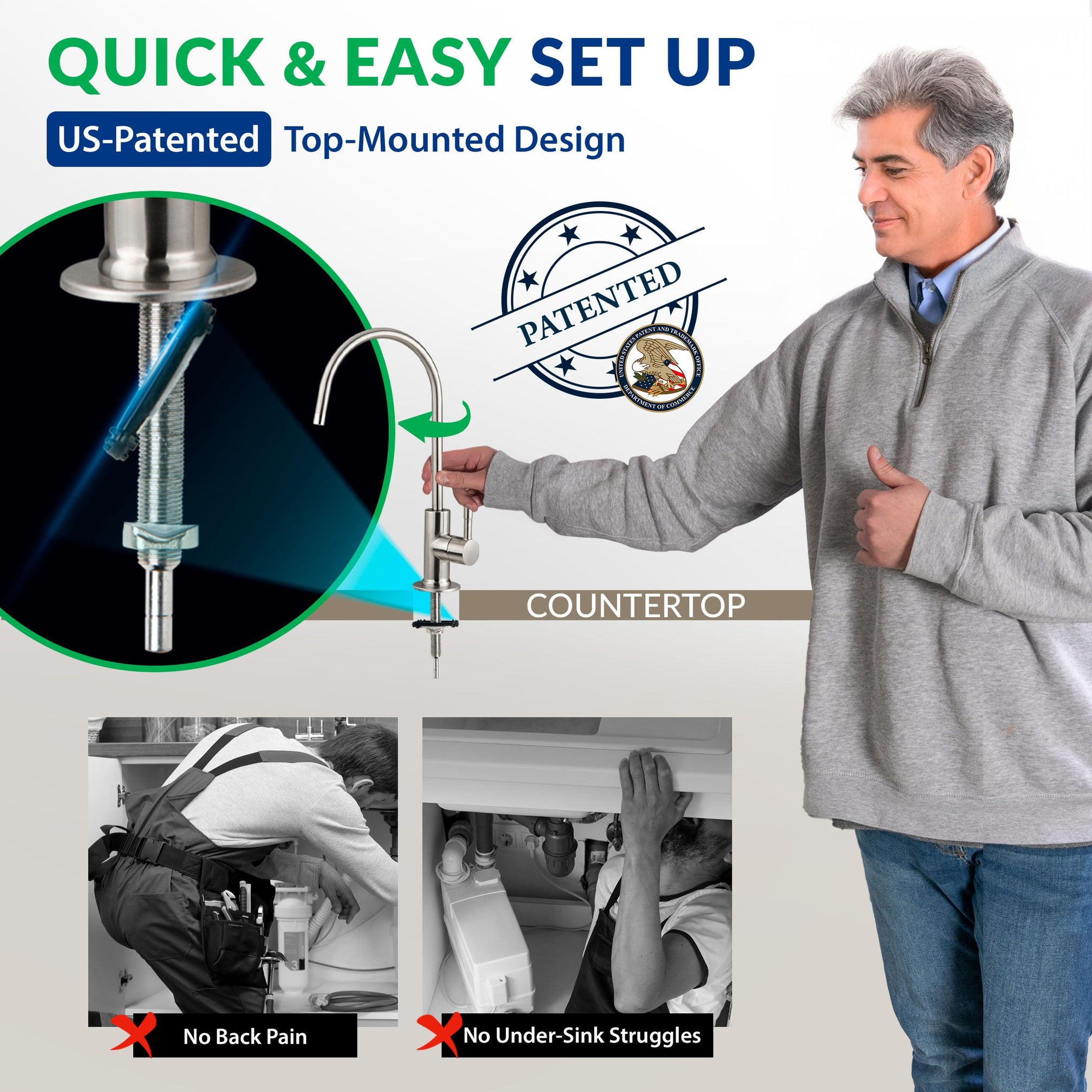RCC7AK-UVBLK, NSF/ANSI 58 Certified, Alkaline and UV 7-Stage Reverse Osmosis Water Filter System, Clear Housing for Easy Filter Inspection, Reduces PFAS, TDS, Chlorine, Lead, pH+