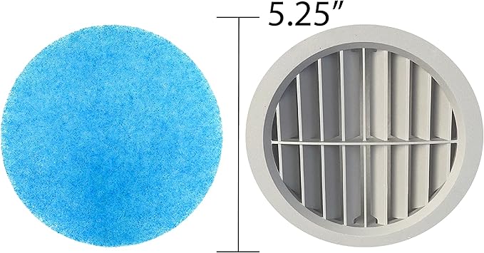 RV FT-525 RV Air Filter 5.25" Round Air Duct AC Filter Replacement (4 filters per pack) MERV 6 Air Filter | Made in USA… - AquaVibe
