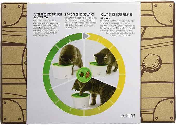 Catit Senses 2.0 Multi Feeder, Interactive Cat Toys (Pack of 2)