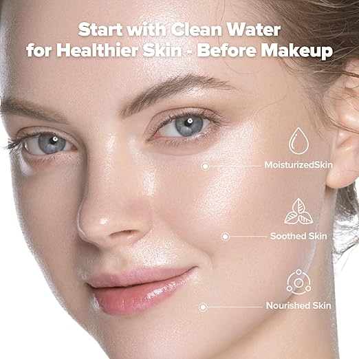 [6 Months Set] Water Filter for Sink Faucet and Replacement Set, Sink Water Filter, Vitamin C Gel, NSF Certified - Removes Impurities, Chlorine and Rust - Skin Hydration, Made in Korea