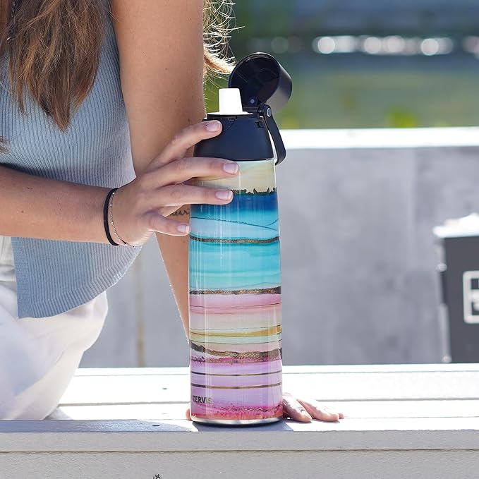 Tervis Venture Water Bottle Star Wars - Lightsaber Detail Triple Insulated Tumbler Travel Cup Keeps Drinks Cold & Hot, 26oz, Stainless Steel