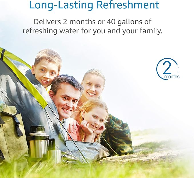 AQUACREST BB02 Bottle Water Filter, Replacement for Brita® Soft Squeeze Bottle Filter, 2 Count