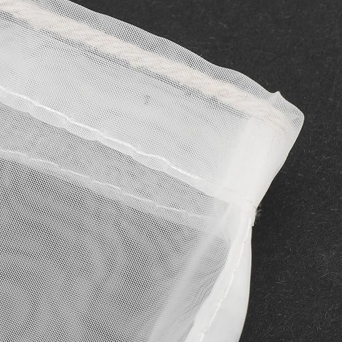 150 Micron Brew Bag for Wine Nut Milk, 100 Mesh Fine Strainer Bag 11"x17.7", Nylon Wine Filter Bag Nut Milk Bag Reusable, for Beer Wine Nut Milk, Cider, Hops, Juicing Home Brewing(1 Pc)