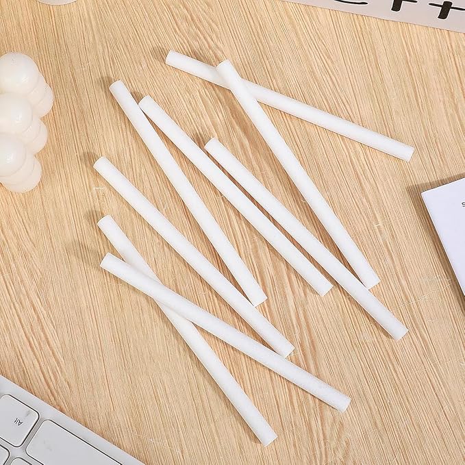 50pcs Multi Purpose Quick Absorption Fibre Cotton Humidifier Sticks Replacement Set Retention Diffusers Wicks - AquaVibe