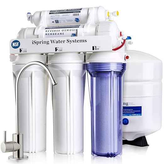 iSpring RCC7 75 GPD 5-Stage RO System & FA15 Alkaline Mineral Filter Cartridge Bundle