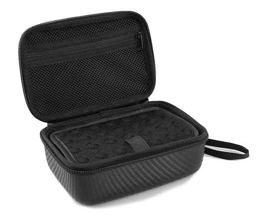 CASEMATIX Travel Case Compatible with Sawyer Mini Water Filter, Squeeze Pouch, Straw and Cleaning Plunger - Hard Shell Carry Case for Water Filter System and Accessories, Case Only