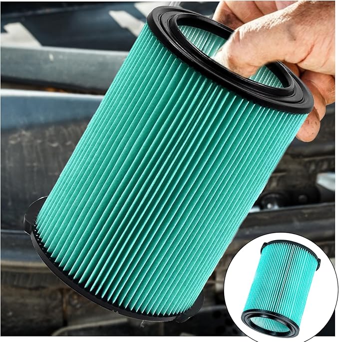 2 Pack VF6000 5-Layer Filter Replacement for Ridgid Wet Dry 5-20 Gallon Wet Dry Vacuums WD5500 WD0671 WD6425 WD7000 WD1280 WD1851 RV2400A RV2600B, 2 Pack VF3502 Shop Vac Bags, 4 Pack Foam Sleeve - AquaVibe