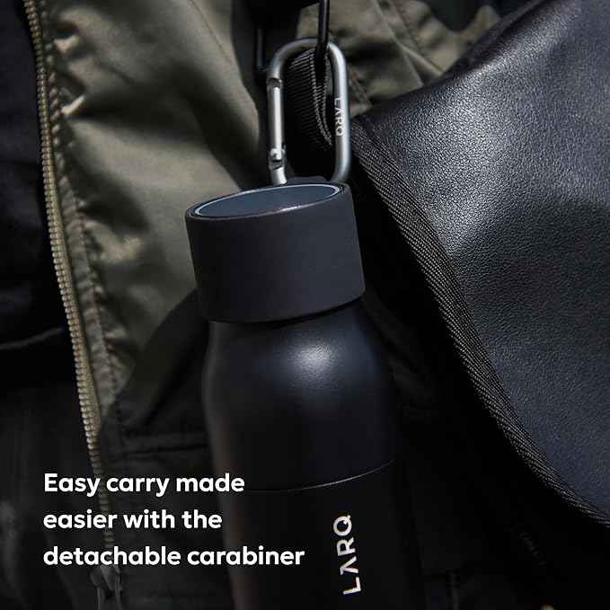 LARQ Active Loop - Bump Protector for Your Cap with Easy Carry Carabiner, Black